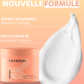 Masque Cheveux Secs, Abimés, Cassants - 500ml