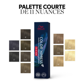 Coloration COLOR XPRESS 10' CHRONO - 7/1 Blond Cendré - 60ml
