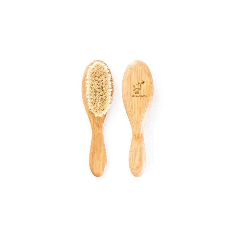 Brosse à cheveux pour bébé en Bambou