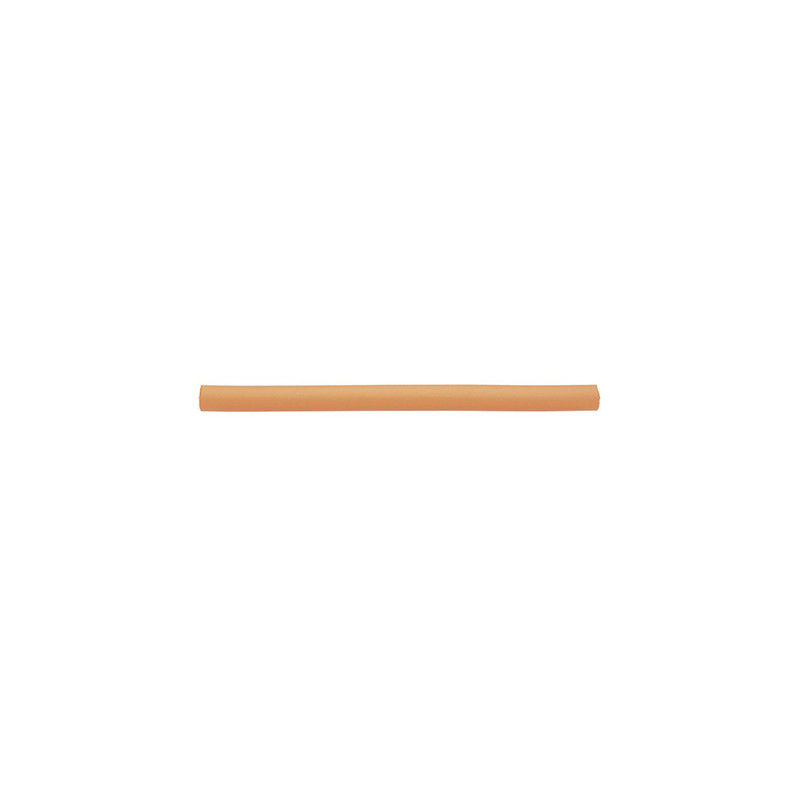 Bigoudis Mousse - Orange - 24cms Ø 16 (x12)