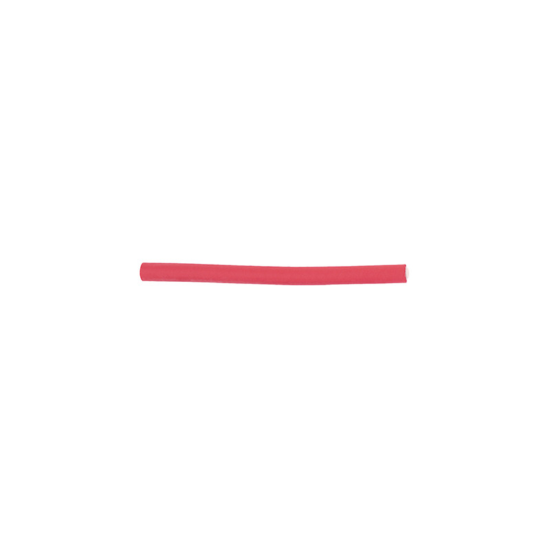 Bigoudis Mousse - Rouge - 18cms Ø 13 (x12)