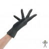 Gants Jetables - LATEX - Taille S - 100pcs Noir