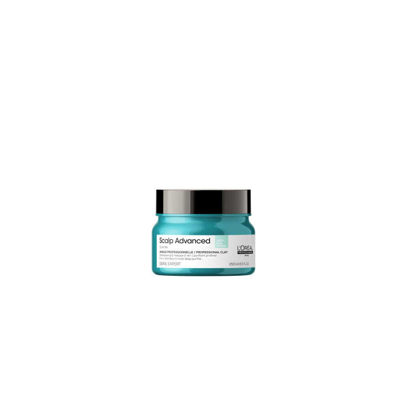 argile-shampoing-masque-2-en-1-cheveux-gras-scalp-advanced-loréal-professionnel-250-shop-my-coif-série-expert