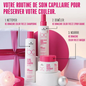 Trousse de Noël - COLOR FREEZE - Shampoing, Spray et Masque